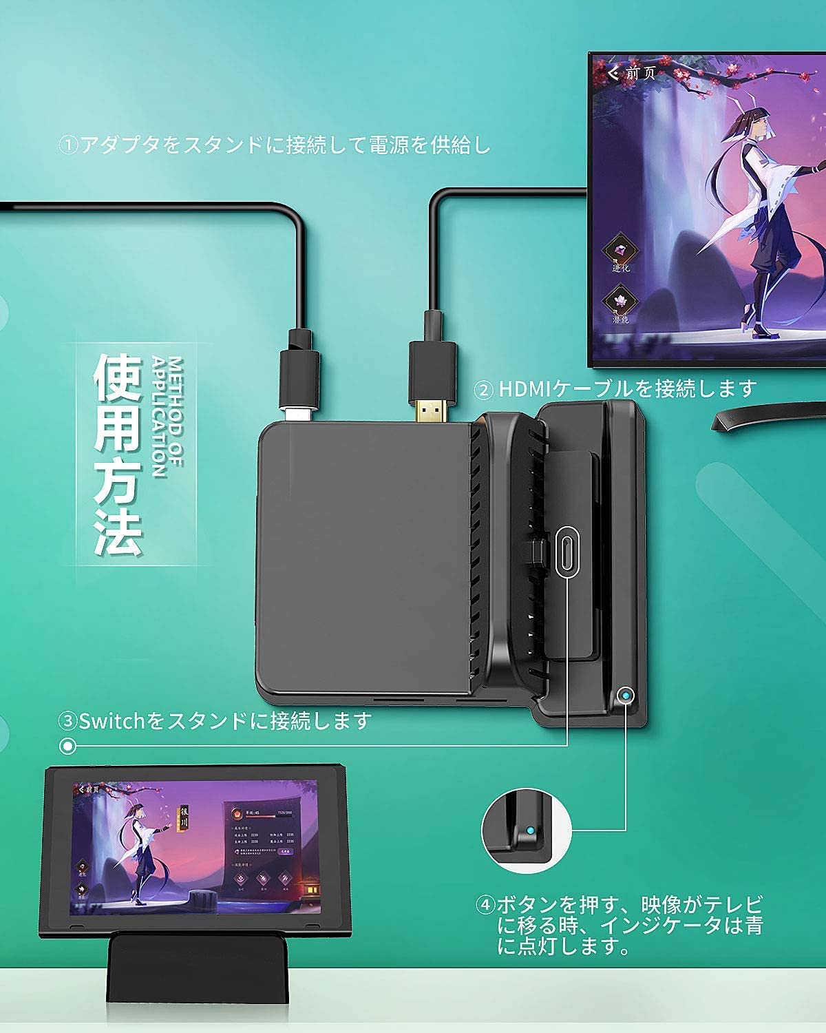 Switch hbN OLCLSS Switch X^h yTV[h/e[u[hz؂ւ Type-C USB|[g ŐVVXeΉ M΍ ^ 4K掿 Nintedo Switch NS XCb`Ή