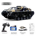 【360°回転ドリフト可】リアル戦車型ラジコンカー 高速走行 フル比例操作 2.4GHz装甲車 USB充電式 履帯駆動 迷彩ミリタリータンク 車ドア開閉 溝越え10cm 子供 男の子向け プレゼント