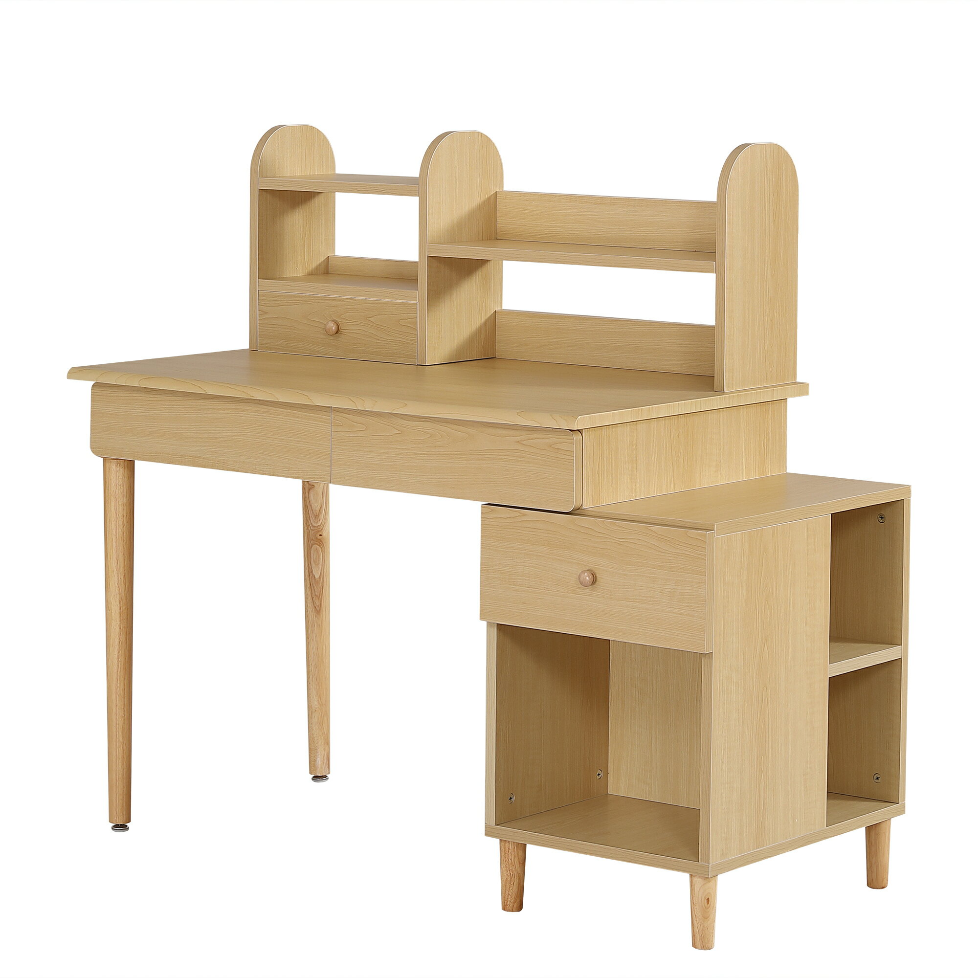 【デスクのみ?いすなし】学習机 ジュニア学習デスク 勉強机 勉強デスク コンパクト ワゴン リビングデ..