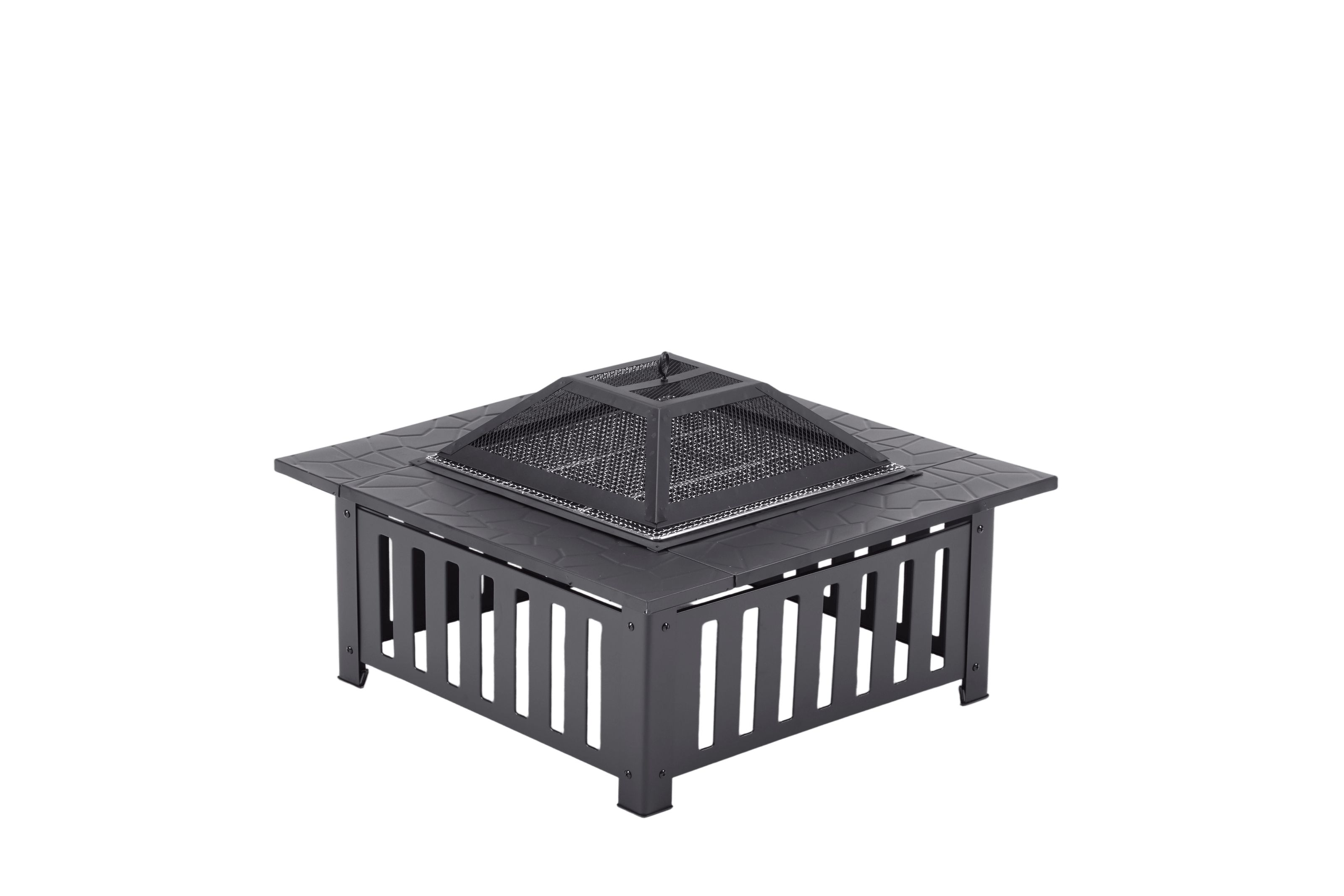 ファイヤーピット 焚き火台 テーブル 囲炉裏テーブル バーベキュー 焼肉 BBQコンロ 自宅 庭 大人数 耐..