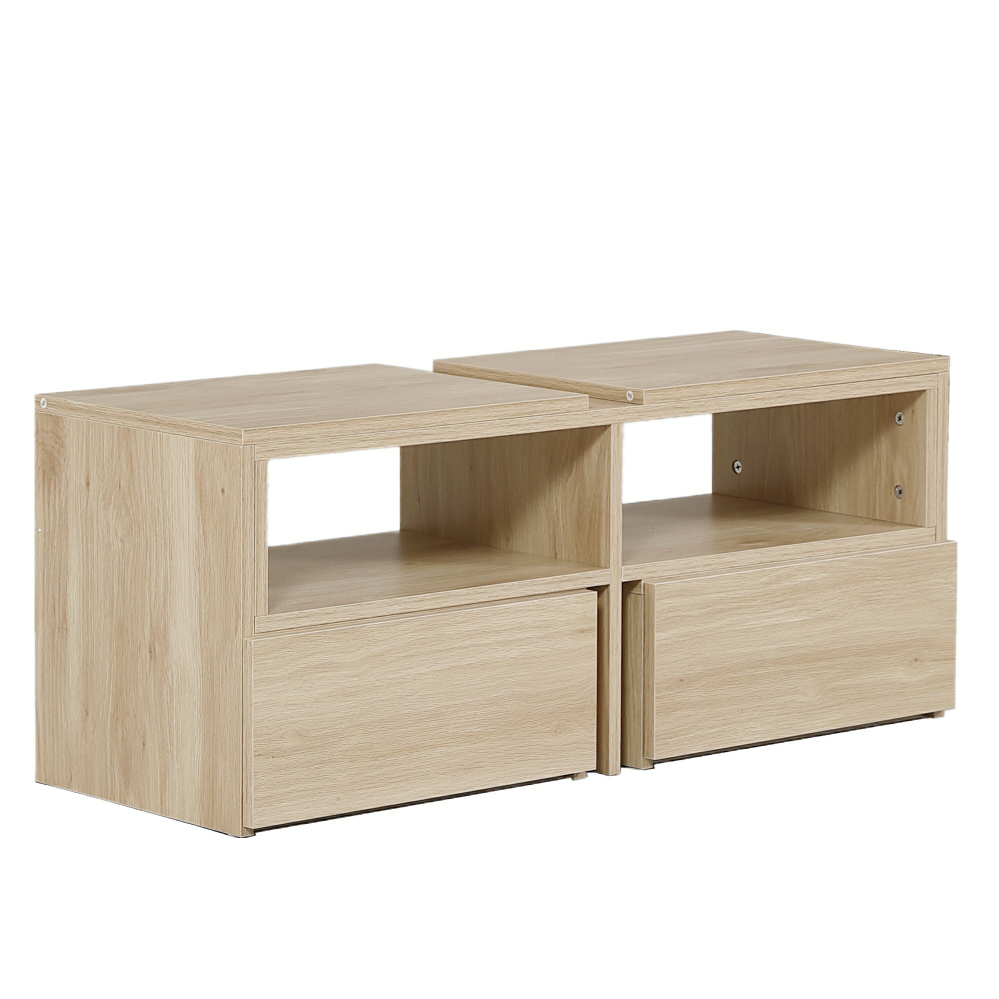 テレビ台 ローボード コーナーテレビ台 伸縮自由 幅93～172cm 高さ38cm 引き出し付き テレビボード テ..