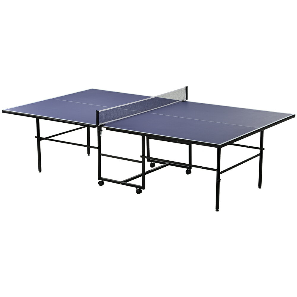 卓球台 国際規格サイズ セパレート式 移動キャスター付 専用ネット付 ラケット付 ピンポン球付 折りた..