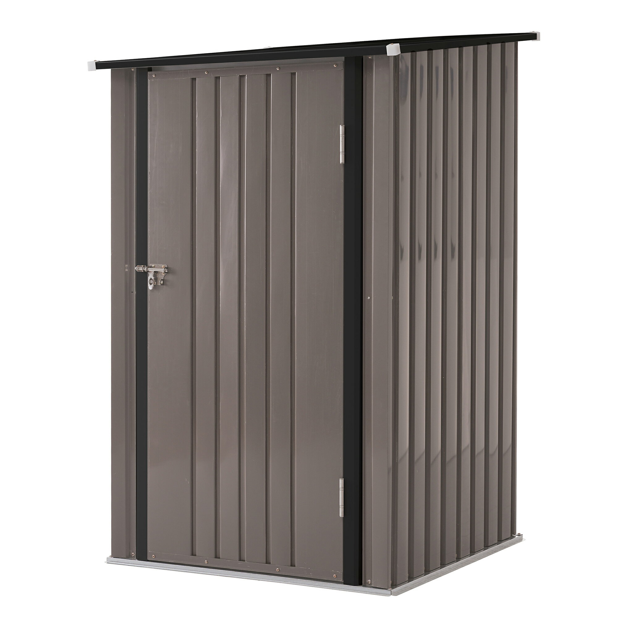 物置 屋外 スチール 倉庫 戸外収納庫 幅99*奥行き105*高160 物置き おしゃれ 大型 収納庫 屋外物置 防..