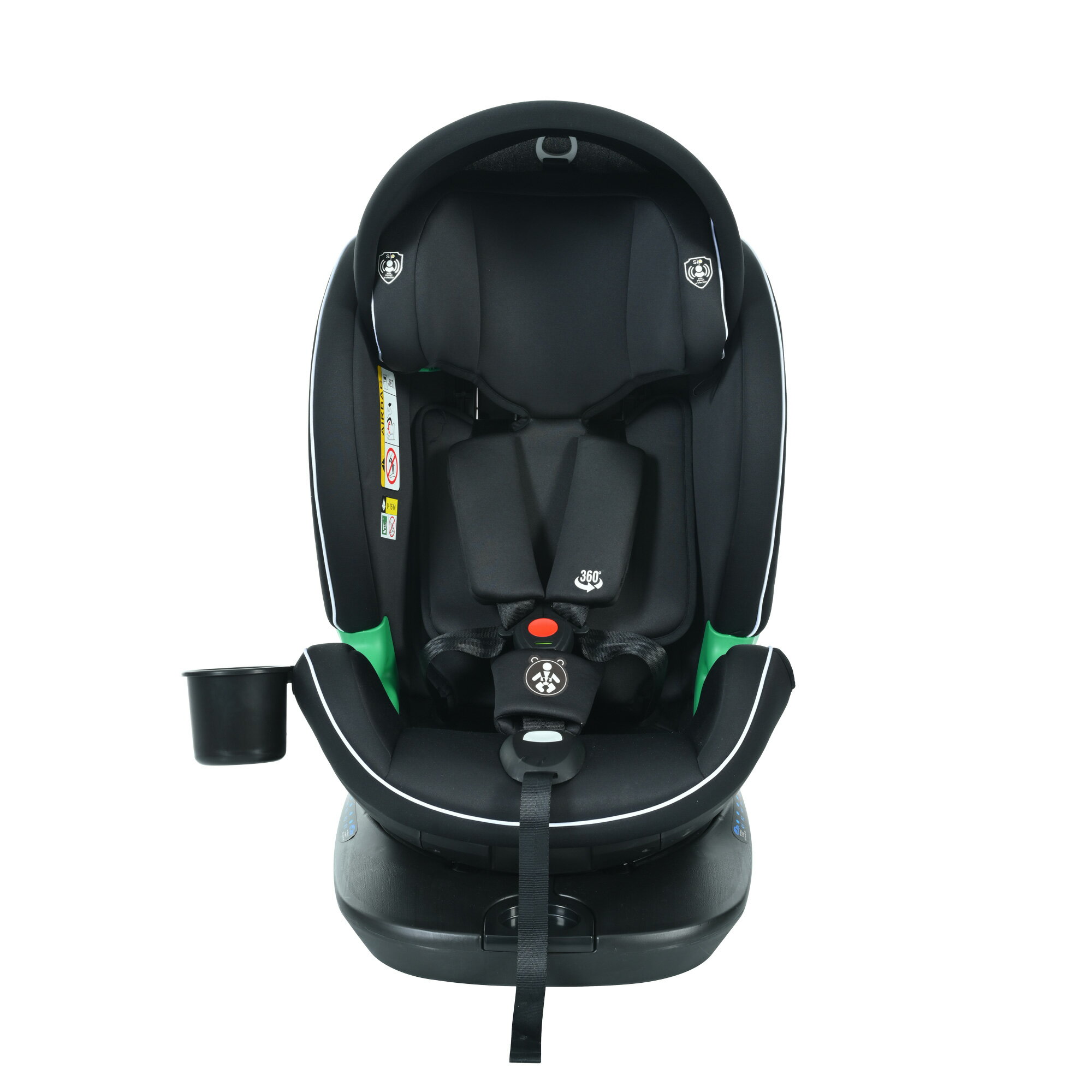 【トップテザータイプ】チャイルドシート 新生児 ISOFIX 0歳～12歳 360度回転式 40～150cm ジュニアシ..