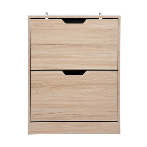 【新品】下駄箱 2段 2層 シューズラック 玄関収納 ひとり暮らし スリムタイプ 靴収納 ラック 靴収納棚 ..