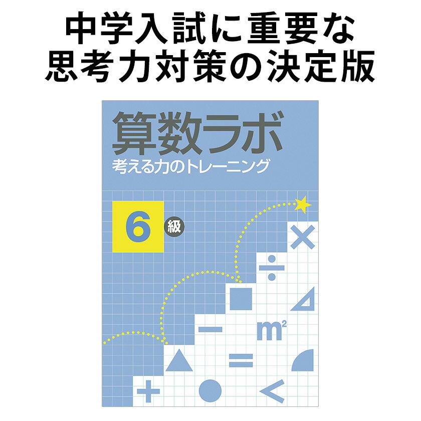 算数ラボ 6級 新学社 思考力検定サポート教材 小学6年生 