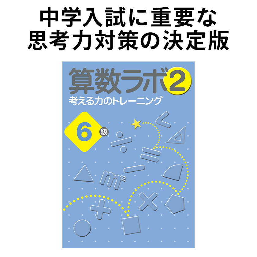 算数ラボ2 6級 新学社 思考力検定サポート教材 小学6年生