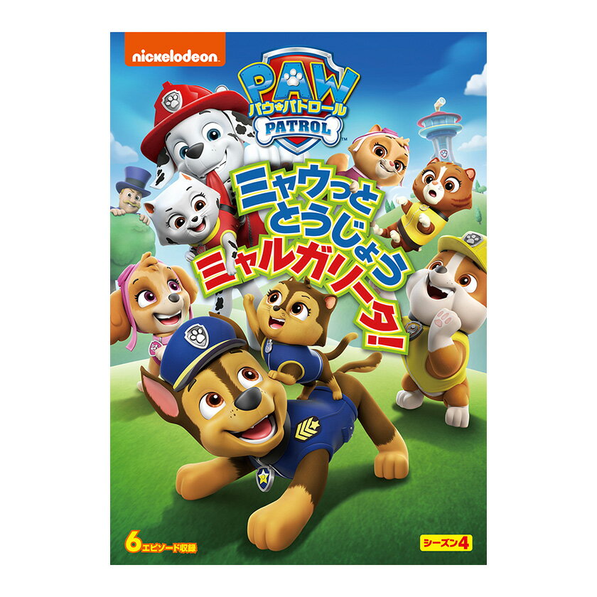 パウ・パトロール シーズン4 ミャウっととうじょう ミャルガリータ! DVD 送料無料 幼児 幼児dvd PAW Patrol パウパト テレビ 子ども 子供 ...