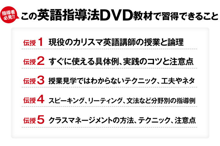 【アウトレット】カリスマ講師による英語指導法教材 DVD コミュニケーション指導法 スティーブ・ソレイシィ 2