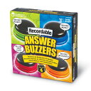 知育おもちゃ Recordable Answer Buzzers アンサーブザー 録音可能（4個セット） 送料無料 早押しクイズ ボタン ゲームが盛り上がる ブザー 早押し ボタン 知育玩具 Learning Resources パーティー グッズ 学習 自宅学習 教育