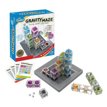 ブロック 立体パズル ThinkFun Gravity Maze 【正規輸入品】 シンクファン グラビティメイズ 知育 立体迷路 思考力 ゲーム 知育玩具 おもちゃ ボードゲーム 子供 4歳 5歳 6歳 7歳 高学年 ブロック パズル ゲーム ポイント2倍