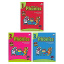 フォニックス 英語教材 Nelson Phonics Book 1 2 3 音声MP3CD付属 3冊セット 英会話教材 Phonics 英語 発音 子供英語 幼児英語 おすすめ 英語教室 英会話教材 ワークブック ドリル 子供 子ども 幼児 2歳 3歳 4歳 5歳 6歳 小学生 英語 学習 教材