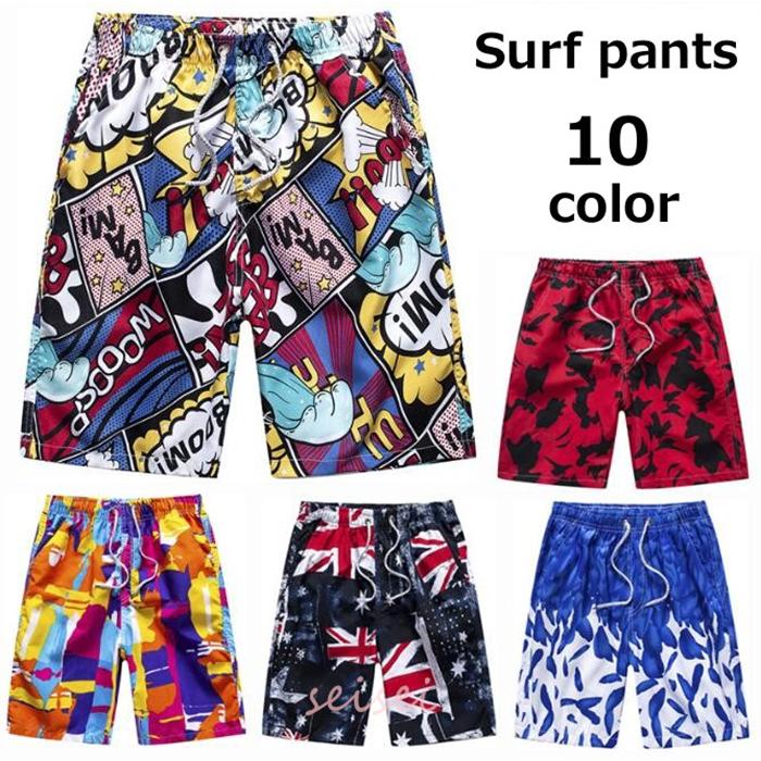 水着 メンズ サーフパンツ 海パン サーフショーツ ボードショーツ ハーフパンツ ラ...