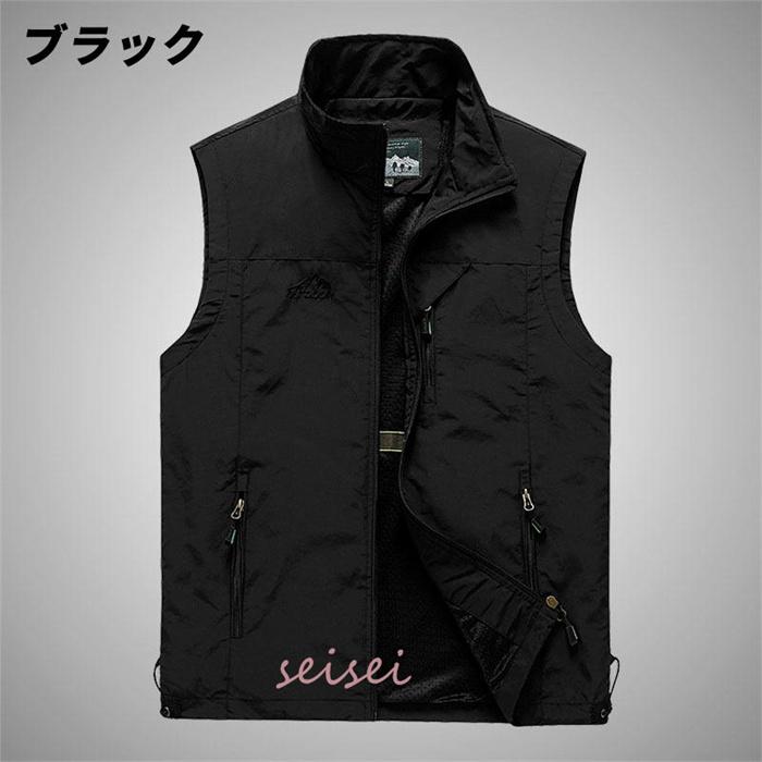 ベスト メンズ お釣りベスト 春夏 男女兼用 作業着 農業 仕事 日用大工 アウトドア 通勤 登山 釣り カメラマン キャンプ ミリタリー 撮影用 薄手 爆買 eihoudo-10003842 栄宝堂楽天市場店 サンプル画像2