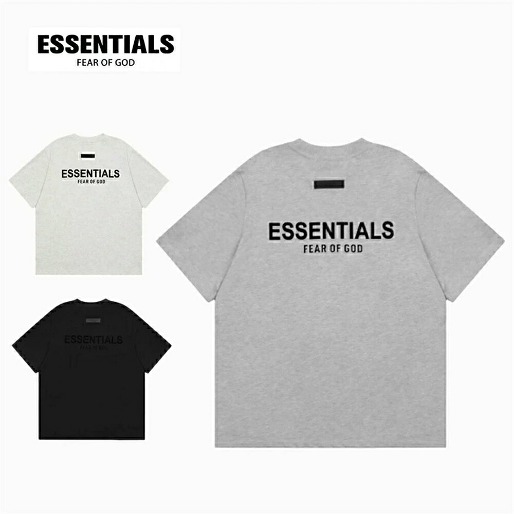 Rakuten - 【新店舗オープンで期間限定15%割引】ESSENTIALS エッセンシャルズ 半袖シャツ ロゴ Tシャツ 薄手 T-shirt メンズ レディース オーバーサイズ ゆったり 通気性 夏 半袖 柔らかい 男女兼用