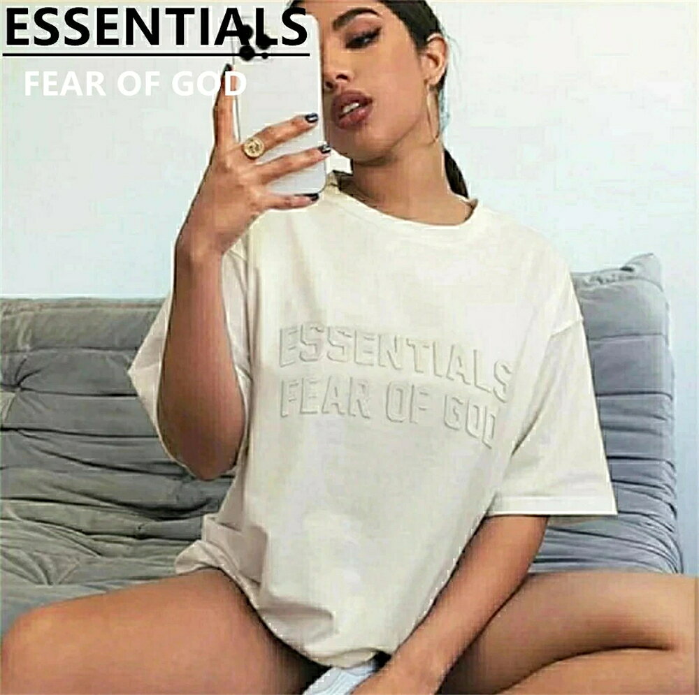 Rakuten - 【新店舗オープンで期間限定10%割引】FEAR OF GOD ESSENTIALS エッセンシャルズ Tシャツ 半袖 メンズ レディース T-Shirt スウエット ジャージ シンプル 男女兼用 カジュアル Tシャツ 送料無料[並行輸入品]
