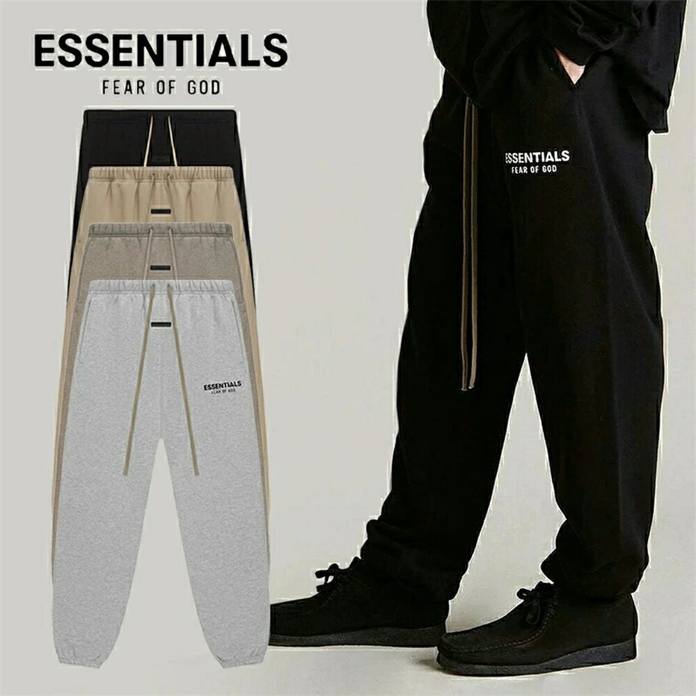 Rakuten - 「期間限定セール」ESSENTIALS エッセンシャルズ Tシャツ 長ズボン メンズ レディース ユニセックス エッセンシャルズ 春夏 秋冬 最新 男女兼用 [並行輸入品]