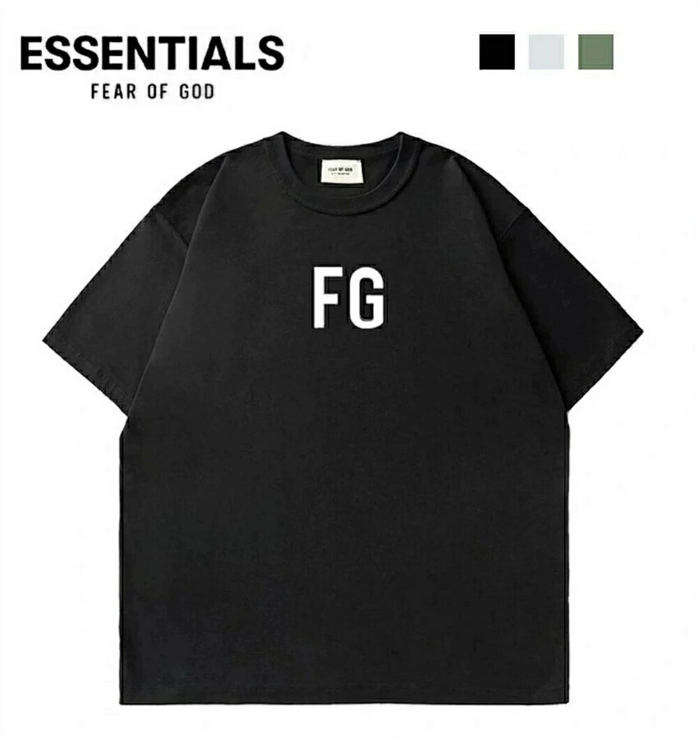 Rakuten - 【新店舗オープンで期間限定15%割引】FEAR OF GOD ESSENTIALS エッセンシャルズ Tシャツ ロゴ Tシャツ 半袖 メンズ レディース logo t-shirt カジュアル 男女兼用 夏[並行輸入品]