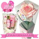 母の日 ギフト レインボーローズ と クローヌ ドゥ フルール リトル ケア セット Formosa flowers 虹色ライト シングルフラワー バラ 一輪挿...