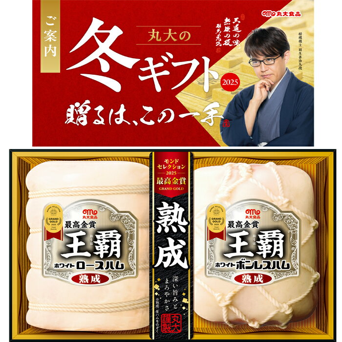 【送料無料】丸大食品 王覇 ハム ギフトセット ha-102 冬のギフト お中元 冬ギフト お歳暮 贈り物 新築祝い 結婚祝い お祝い