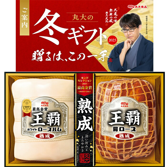 【送料無料】丸大食品 王覇 ハム ギフトセット ha-502 冬のギフト お中元 冬ギフト お歳暮 贈り物 新築祝い 結婚祝い お祝い
