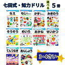 選べる5冊セット 七田式 知力ドリル 3・4さい 送料無料 七田式知力ドリル 夏休み 子供 子供用 人気 幼児七田式 B5判 シルバーバック てんつなぎ おかね...