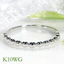 K10WG 地金 ドット リング【送料無料】【代引手数料無料】【刻印無料】【品質保証書付】ゴールド 10金 10k リング 指輪 ドット 地金のみ クラシカル ...