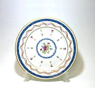 アビランド ヴューパリブルー 22cm プレート