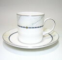 ウェッジウッド 【グィネヴィア・花Wロゴ】 コーヒーカップ&ソーサー 英国製 キャンC/S