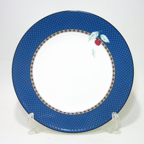 【アウトレット】 ウェッジウッド・英国製 フルーツシンフォニー 20cmプレート ブルー