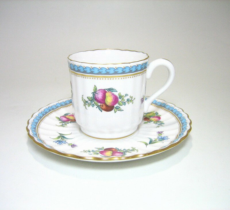 スポード 英国製 トラップネルスプレイズ コーヒーカップソーサー エスプレッソC/S