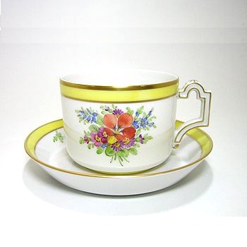 ヘキスト シュロツヘキスト ホフラート ティーカップソー No.2 ローC/S