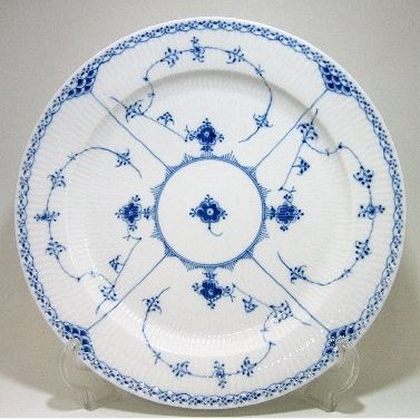 ロイヤルコペンハーゲン・ブルーフルーテッド ハーフレース 33cm ラウンドディッシュ・376