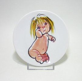 ロイヤルコペンハーゲン・ゾディアック 星座 プラケット 蟹座 10.5cm