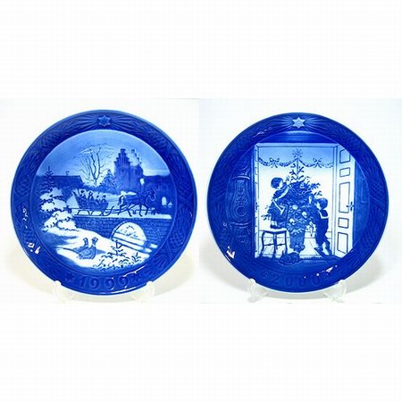 ロイヤルコペンハーゲン【オーバーセンチュリー・イヤープレート】1999年2000年ペア