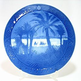 ロイヤルコペンハーゲン・イヤープレート 1972年 砂漠にて 18cm