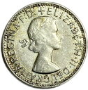 オーストラリア 銀貨 シーリング XF 年代ランダム 外国 貨幣 硬貨 アンティークコイン エリザベス女王