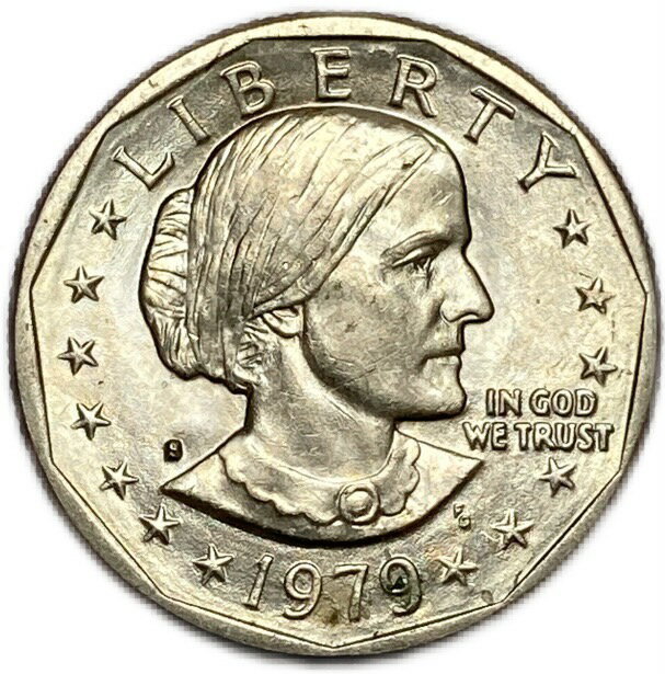 アメリカ貨幣 スーザン 1ダラー 1ドル 白銅貨 極美品 1979年 外国 硬貨 コイン アンティークコイン コンチョ アクセサリー素材