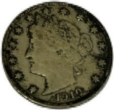 ����ꥫ��� 5����ȶ�� 1910ǯ VF ����ƥ����������� ���� �Ų� ������