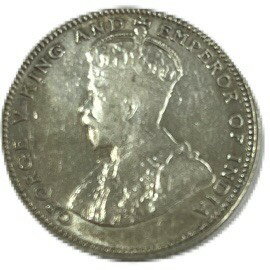 樂天商城 - イギリス銀貨 海峡植民地 20セント 美品 1927年 アンティークコイン