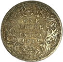 銀貨イギリス領インド帝国1ルピー1892年IndiaRuppeVictoriaXF