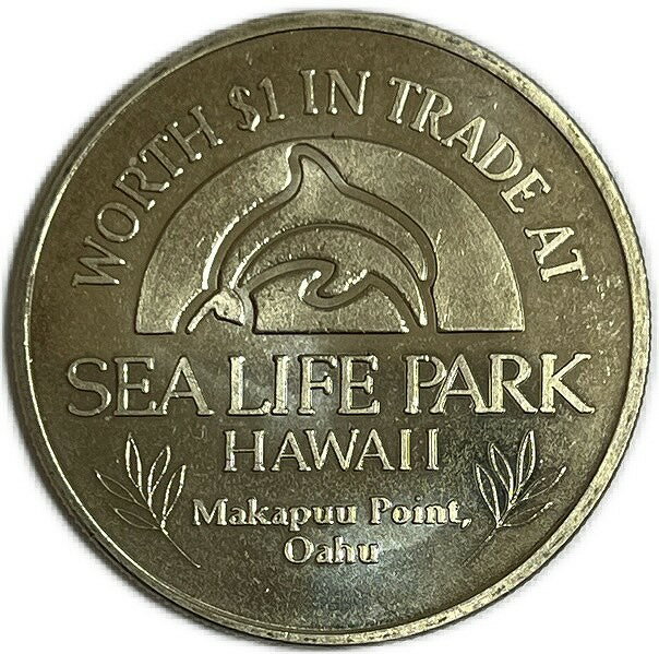 ハワイ Sea Life Park Oahu Hawaii Dolphin メダル コイン トークン