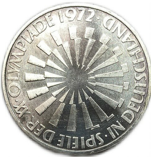 ドイツ銀貨 10マルク 1972年 ミュンヘンオリンピック記念 AU Germany Federal Republic 10 Mark アンティークコイン その4