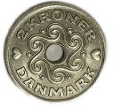デンマーク王国 2クローネ コイン 未使用 ハート 1992年-2002年 年代ランダム マルグレーテ2世 王冠 北欧 外国 硬貨 コイン アンティークコイン その1