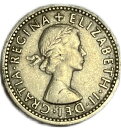 幸福の6ペンスコイン 1954年～1967年 VF エリザベス女王 イギリス ウェディング 花嫁 シックスペンス アンティークコイン 外国 古銭 コイン 硬貨 記念