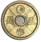 5銭アルミ青銅貨 最終年号 昭和15年(1940年) 美品 日本古銭