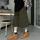 【送料無料 】ツープラン【2plan】Big wide cotton Bermuda cargo pants / ビッグワイドコットンバミューダカーゴパンツ 【公式ショップ】(4)