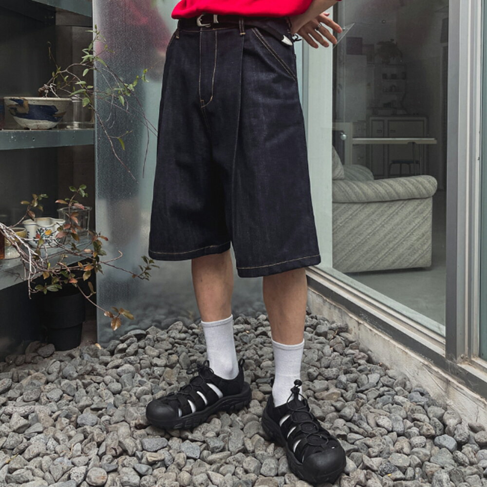 【送料無料 】ツープラン【2plan】Teddy raw one tuck Bermuda denim\ / テディワンタックバミューダ生デニム 【公式ショップ】