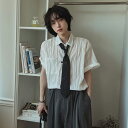 【送料無料】ツープラン【2plan】Crush Wrinkle Loose Half Shirt / クラッシュリンクルルーズ半袖シャツ【公式ショップ】(4)