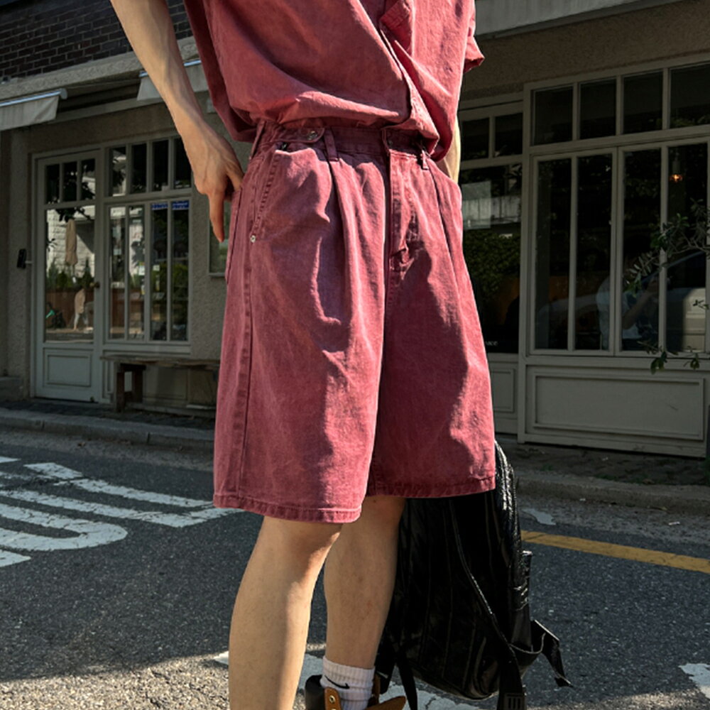 【送料無料】ツープラン【2plan】Dio Color Dying Bijo Bermuda Pan